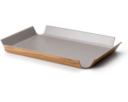 Continenta antislip dienblad, dienblad, houtvezel, taupe metallic, 54,5 x 40 cm, 2941