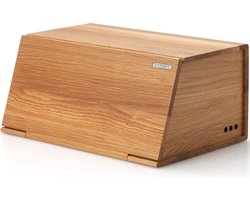 Continenta Broodtrommel in Hout - Lichteiken - 40x28H18,5cm