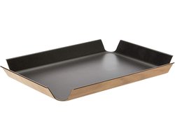 Continenta Organisch Dienblad 45 Cm Karton Antislip Zwart