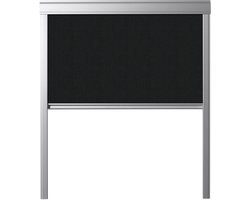 CONTRIO -Verduisterend Rolgordijn passend op VELUX DAKRAAM 78X118 - M06- *Zwart*