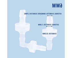 Controleerklep voor vloeistoffen - 6mm Barb Type B voor diesel, brandstof, gas en watergebruik