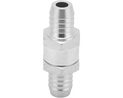Controleklep voor Brandstofslang - Aluminium Universele Controleklep voor Brandstof, Diesel en Water (14mm)