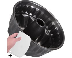 COOCK - Bakvorm - Tulband - Taartvorm met Antiaanbaklaag - 23 cm Diameter - Cakevorm - Incl. Deegschraper & E-Book