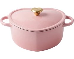 Cook & Pan - Love Gietijzeren Braadpan 20 cm - PFAS vrij - Inductie - Non stick - 25 jaar garantie -