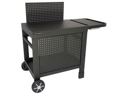 COOK'IN GARDEN REVA 110 PREMIUM buffetkast - 100% metaal - Werkblad (L.108 x B.55 cm) - 1 lage plank, 1 rok, 1 dressoir