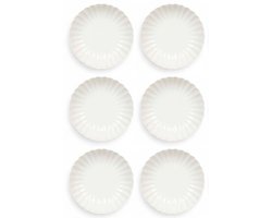Cookinglife Diepe Borden / Pastaborden Cardida Off White ø 20 cm - 6 Stuks