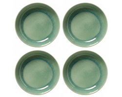 Cookinglife Diepe Borden / Pastaborden Serene Green ø 23 cm - Aardewerk - 4 Stuks