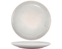 Cookinglife Dinerborden Nola Beige ø 27 cm - 6 Stuks