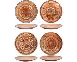 Cookinglife Dinerborden Rhythm & Lines ø 26.5 cm - 4 Stuks