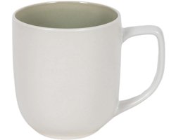 Cookinglife Mokken Mos Groen - Set Van 6 - Mug - Aardewerk - Vaatwasserbestendig - 390 ml