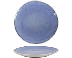 Cookinglife Ontbijtborden / Dessertborden Nola Blauw ø 21 cm – 6 stuks