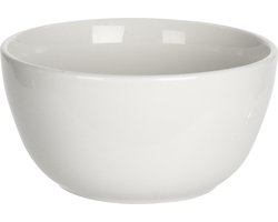 Cookinglife Schaal - Kom Voor Bijgerechten En Salades - Serving Bowl - Porselein Wit - Vaatwasserbestendig - Ø 15,5 cm 800 ml