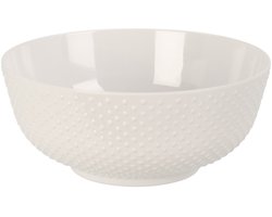 Cookinglife Soepkommen / Kommen - CampVibe - Outdoor - Kunststof - Onbreekbaar - Wit ø 16.8 cm - 4 Stuks