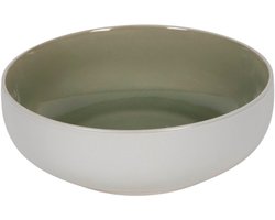 Cookinglife Soepkommen Mosgroen - Diepe Kommen - Set Van 6 - Aardewerk - Vaatwasserbestendig - Ø 16,5 cm