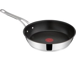 Cook'S Classic E30606 Koekenpan 28 Cm anti-aanbaklaag veilig Thermo-Signal RVS inductie Ovenvast - beste kwaliteit en design