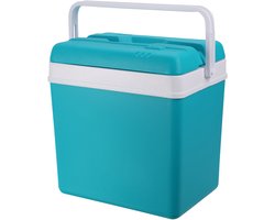 Cool - Koelbox - 24L - Turquoise - Ideaal voor Picknick, Vakantie of Boodschappen