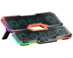 CoolCold - K39 - Laptop Cooler - 17 Inch - Gaming Laptop Cooler - Laptop Standaard Met 10 Ventilatoren