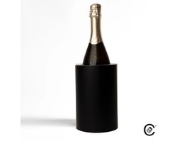 Coolenator Classic – Wijn- & Champagnekoeler – Freezer Bullet – Zonder ijs – Zwart