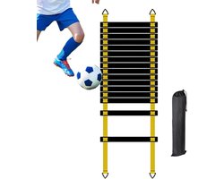 Coördinatieladder,Draagbare Sportuitrusting Inclusief Een Draagbare Opbergtas,Behendigheids Trainings Ladder Voor De Atletiek - voor Atleten Voetbal Atletiek Hockey Badminton Tennis