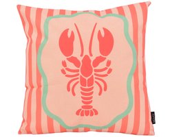 Coral Lobster Kreeft Kussenhoes | 45x45 cm | Katoen/Linnen