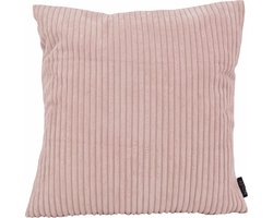 Corduroy Lichtroze Kussenhoes | 45 x 45 cm | Ribstof / Polyester