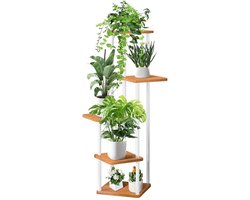 Core® Plantenladder - Plantenrek - Plantenstandaard – Wit - 30cm x 30cm x 106cm