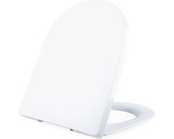 Coree WC Bril - Toiletbril - Softclose - Antibacterieel - Thermoplast - Wit - TS11