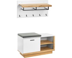 COROWA - Hal set - Wit/ Lichtbruin - Vezelplaat