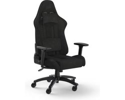 Corsair TC100 - Relaxed Gaming Stoel - Stoffen - Zwart/Grijs