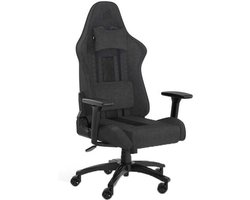 Corsair TC100 - Relaxed Gaming Stoel - Stoffen - Zwart/Grijs