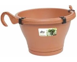 Corsica hangschaal 25 cm terra - ELHO - bloem pot- PER 2 STUKS GELEVERD