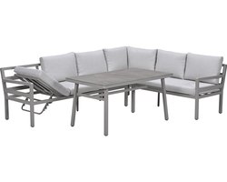 Corsica – lounge-diningset rechts – taupe/valley sand