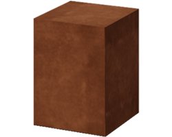 Cortenstaal sokkel - Ohio - 30 x 30 x 40 cm - Vierkant - MySteel