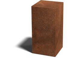 Cortenstaal sokkel - Ohio - 30 x 30 x 60 cm - MySteel