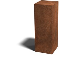 Cortenstaal sokkel - Ohio - 30 x 30 x 80 cm - MySteel