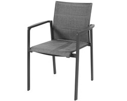 Cortina stapelbare dining tuinstoel antraciet Taste 4SO