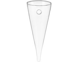 Cosensi - Dailygoods - Dailygoody - Wandkweekstation - Hydrocultuur vaas - Handgemaakt - Glazen kegelvormige vaas - Decoratie voor bloemen en planten - Geschikt voor woonkam..