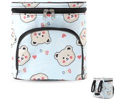 Cosensi - Fietsmand kinderen rotan met klokken en luchtslangen, meisjes, stevig en trendy