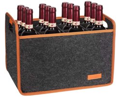 Cosensi- Flessendrager 12 Compartimenten - Ideaal voor Wijnflessen - Handig en Stijlvol - 20L x 5B x 30H cm - Perfect voor Thuisgebruik - Flessenhouder - Wijntas