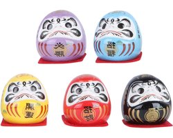 Cosensi - Japanse ochoko keramiek figuren set voor tafel en kantoor decoratie