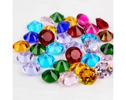 Cosensi- Tafeldecoratie Kunstdiamanten - Bruiloftsdecoratie - Tafelversiering - Decoratie voor op tafel - Speurtocht cadeau - Gekleurde edelstenen - Decoratieve Stenen