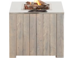 Cosi Cosicube 70 Vuurtafel - Hoogwaardig douglas hout - Ruimte voor 5 kg gasfles