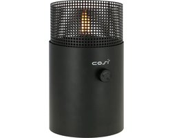 Cosi Cosiscoop Dot Antraciet Gaslantaarn - Unieke sfeermaker - Werkt op 190g gascartouche - 5 tot 6 branduren