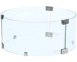 Cosi Fires - Glasset Cosi Rond L - Cosi Fires - Roestvrij staal - Transparant