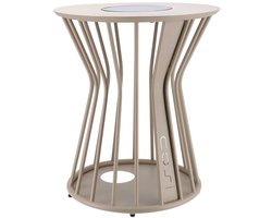 Cosilumia loungetafel met verlichting Ø 52 x 60 cm - sandy beige