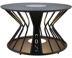 Cosilumia loungetafel met verlichting Ø70 x 41 cm - black