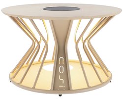 Cosilumia loungetafel met verlichting Ø70 x 41 cm - sandy beige