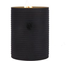 Cosiscoop Iconic Black Gaslantaarn - Unieke sfeermaker - Voor binnen en buiten - Brand 5 tot 6 uur op een gascartouche