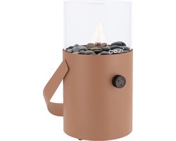 Cosiscoop Original – Soft Terra – Unieke sfeermaker - Voor binnen en buiten - Brand 5 tot 6 uur op een gascartouche