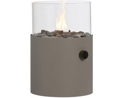Cosiscoop XL Clay Gaslantaarn - Unieke sfeermaker - Voor binnen en buiten - Brand 5 tot 6 uur op een gascartouche